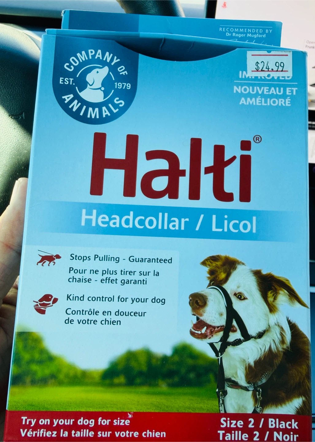 Company of Animals Halti Headcollar - Size 2 - Black