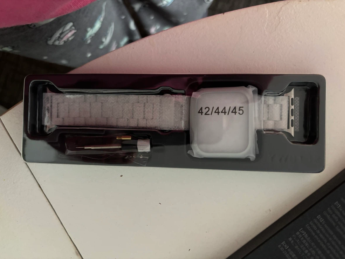 Metal iPhone watch band