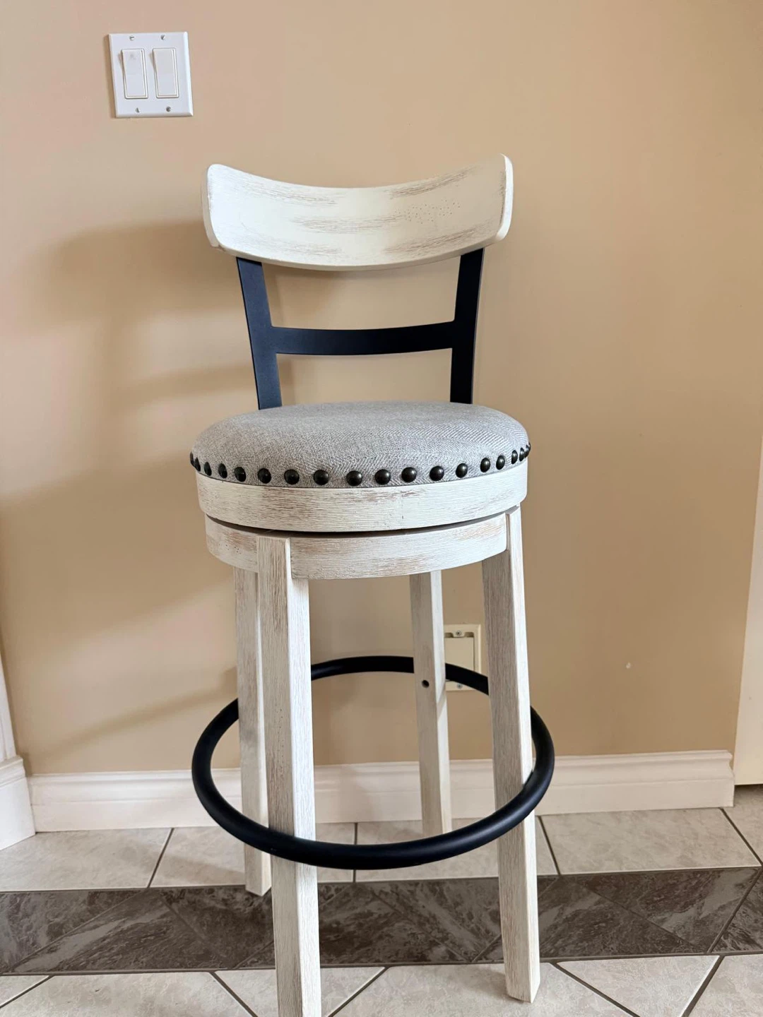 Vintage high stools set of 3 - photo 3