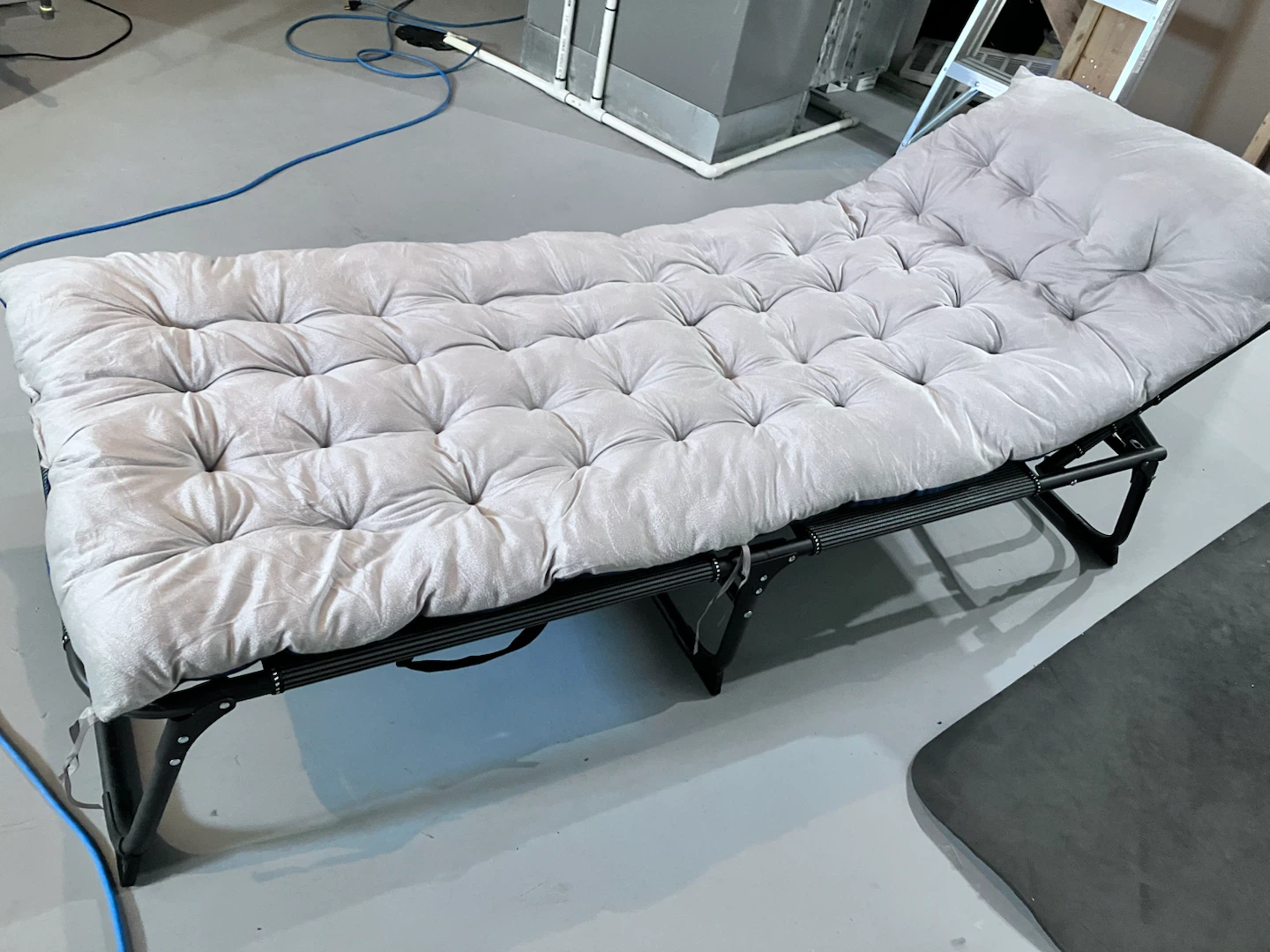 Foldable Reclining Lounge Chair with Padded Cushion - photo 5