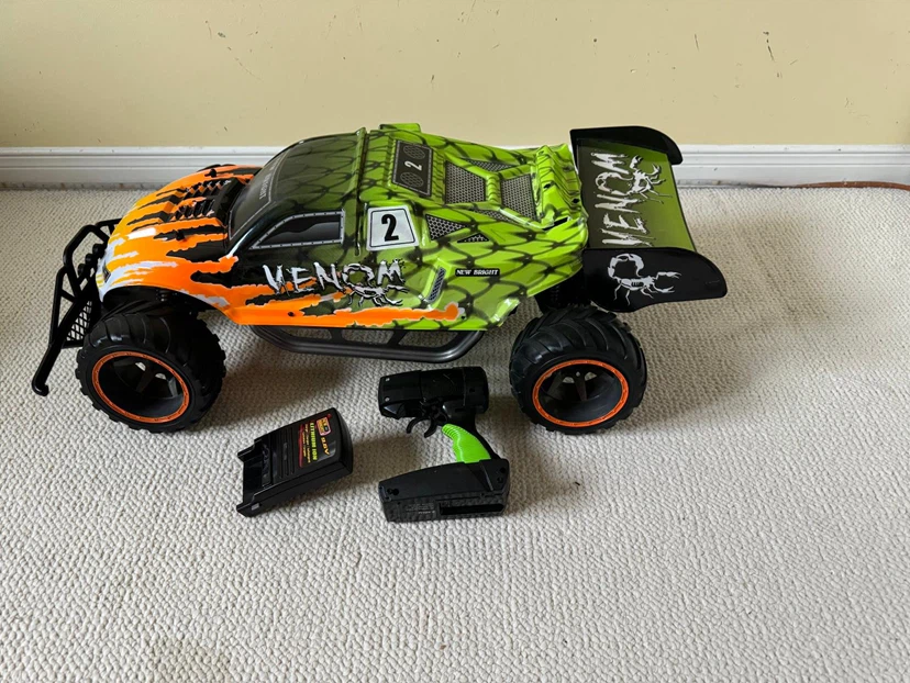 New Bright Venom 1:10 RC Buggy Truggy with Remote & Charge