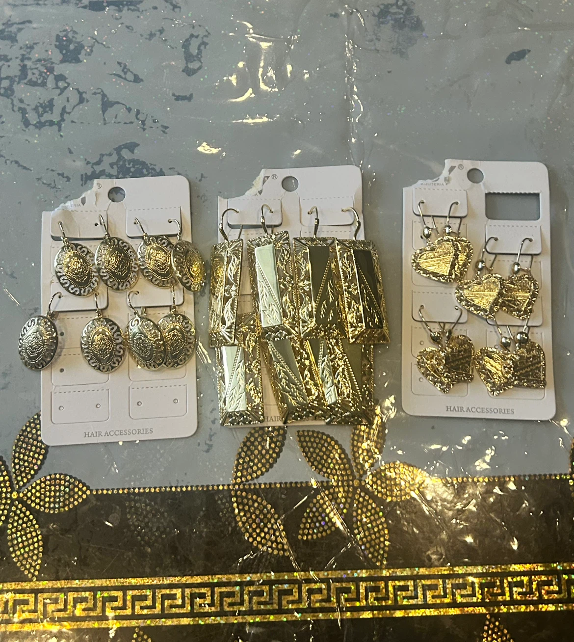 14k Gold plated Earrings, rings, necklaces and bracelets - photo 4