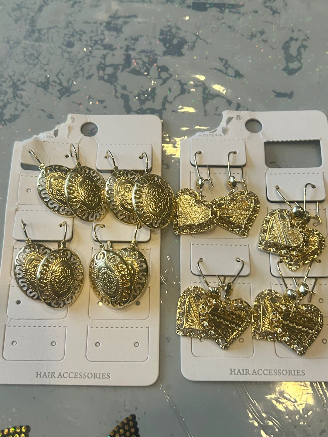 14k Gold plated Earrings, rings, necklaces and bracelets - photo 5