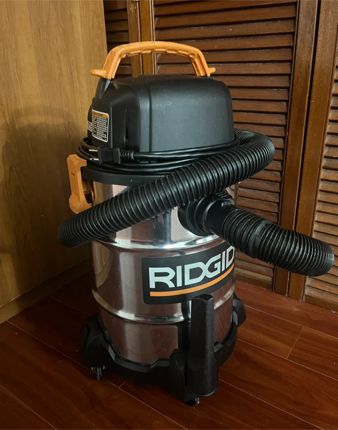 RIDGID Stainless Steel Wet/Dry Vacuum