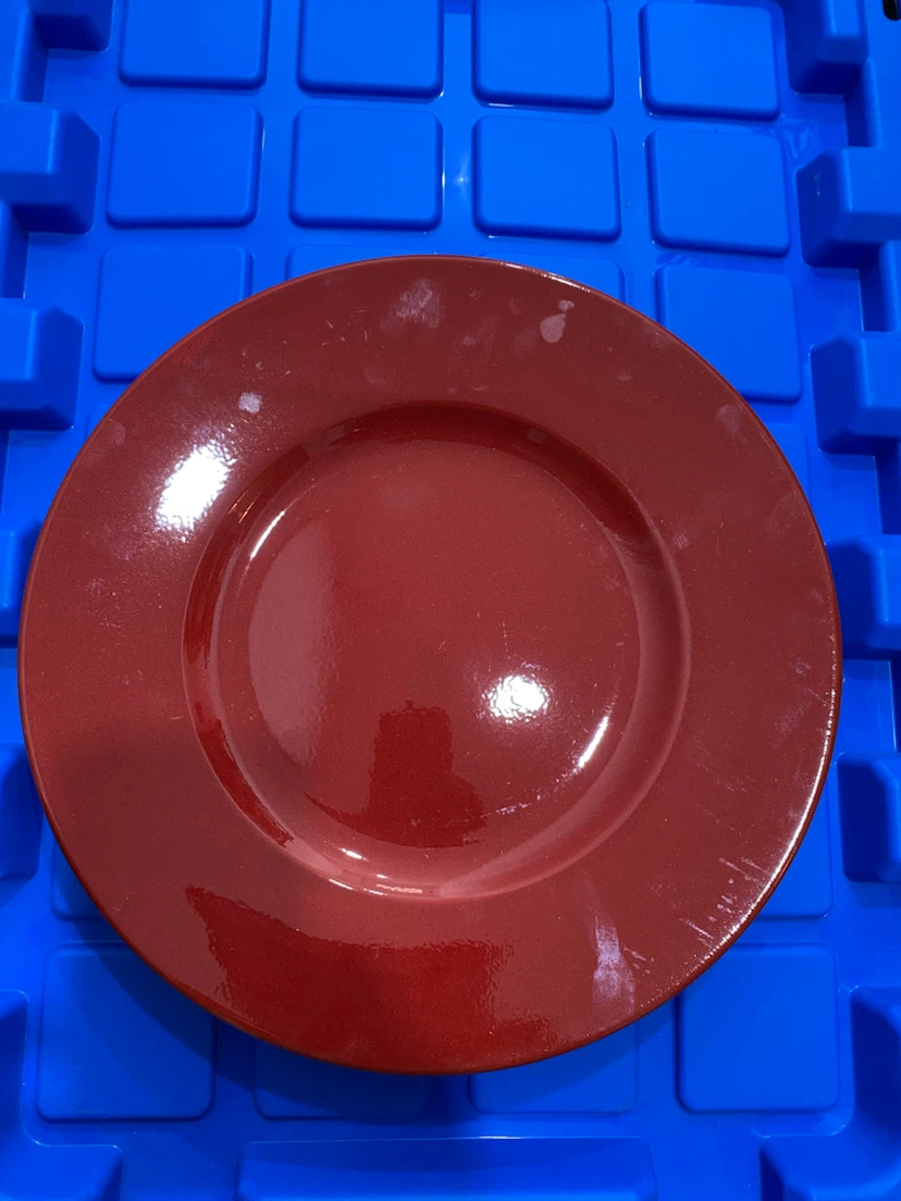 Pier 1 Red Earthenware Dinner Plate - photo 2