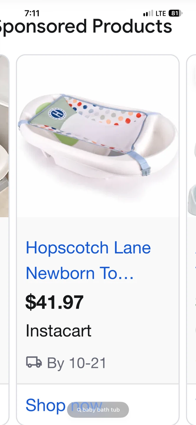 Hopscotch Lane Newborn Baby Bath Tub - photo 3