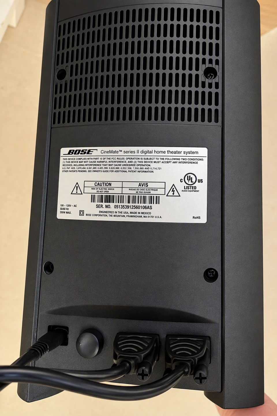 Bose CineMate™ Series II Digital Home Theater System