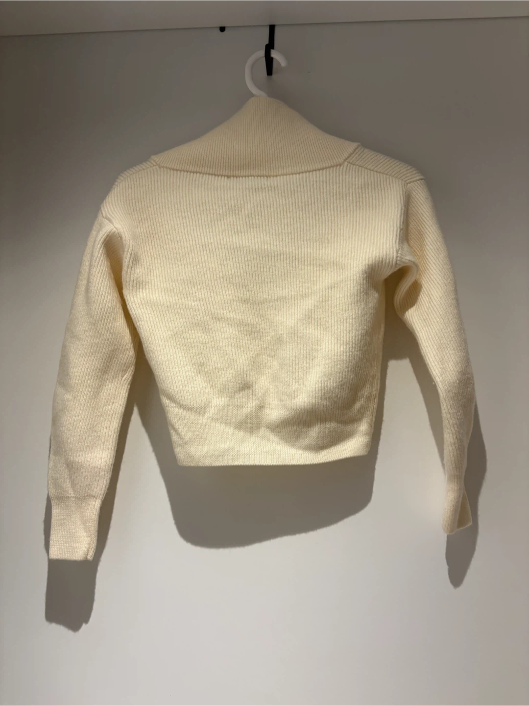 Gentle Herd Cream Ribbed Cardigan - photo 2