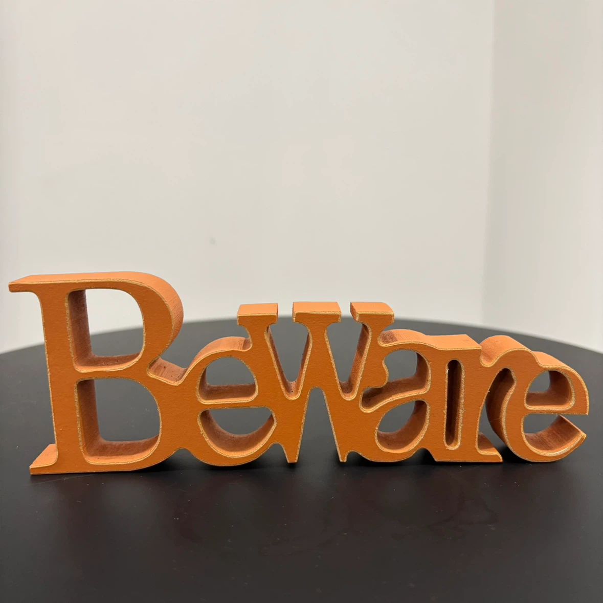 Halloween Decor — Ghosts, Beware Sign - photo 5