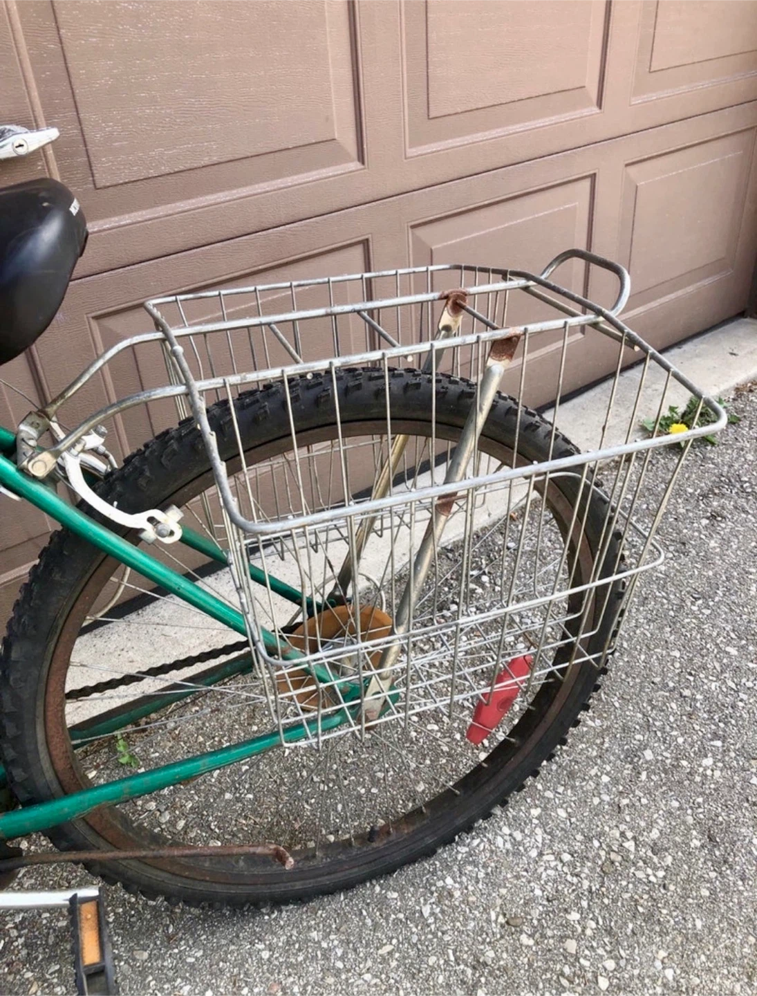 Dual Sided Bicycle Basket Rear