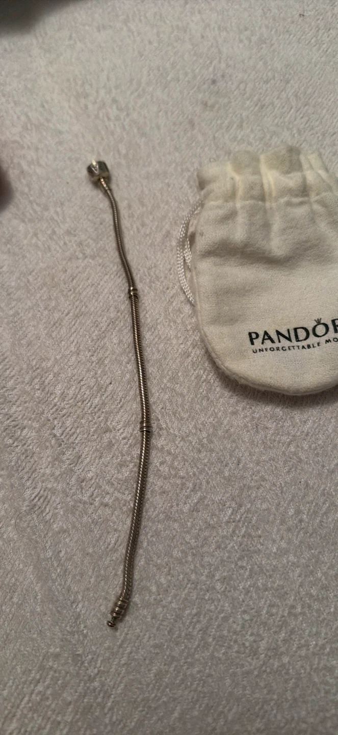 Pandora bracelet tarnished authentic - photo 2