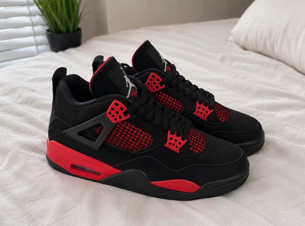 🔥 Jordan 4 Red Thunder For Sale 🔥