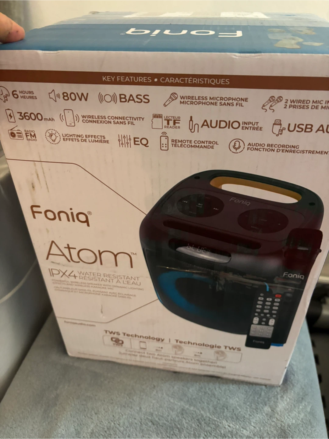 Foniq Atom Wireless Speaker with Microphone