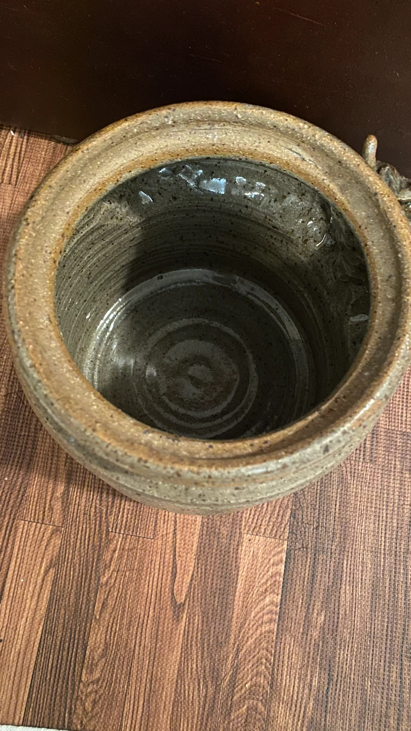 Ceramic Stoneware Jar with Horse Relief - photo 4