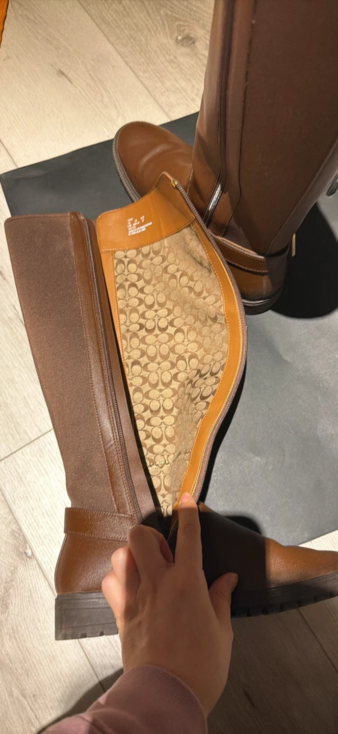 Coach Brown Riding Boots Size 6.5B - photo 5