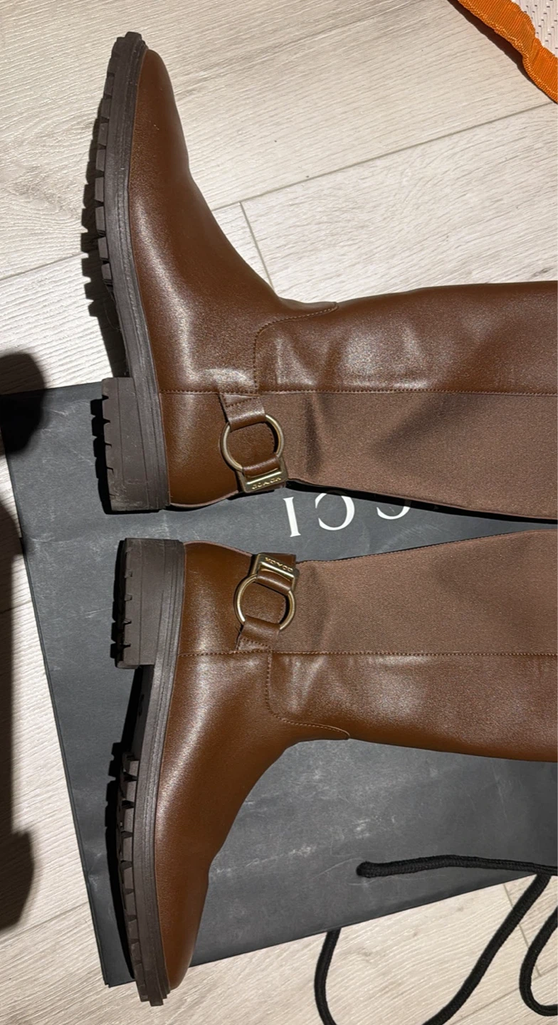 Coach Brown Riding Boots Size 6.5B - photo 2
