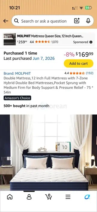 MOLPHIT Full Size Hybrid Mattress - photo 3