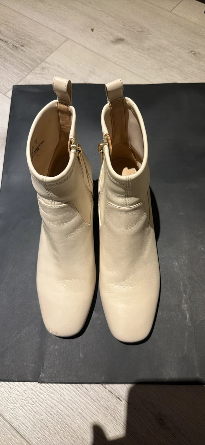 Coach Beige Leather Ankle Boots - photo 2
