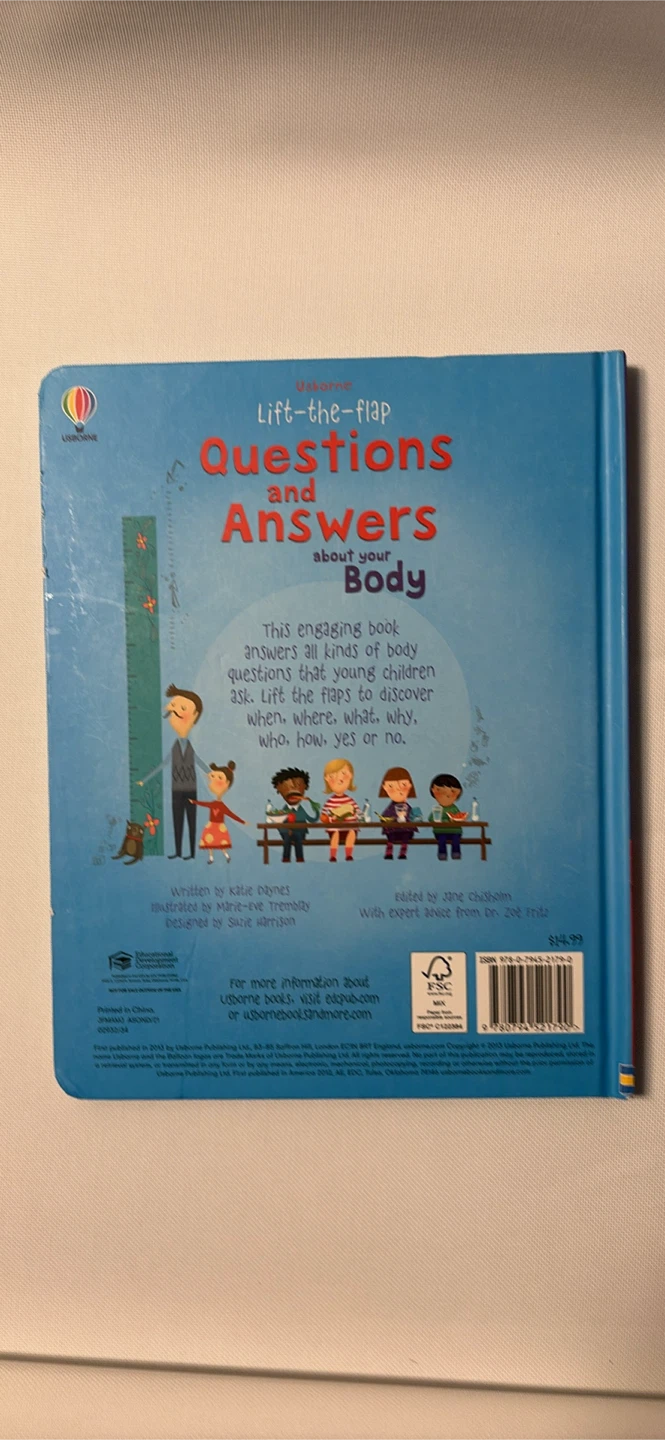 Usborne Lift-the-Flap Questions and Answers about your Body - photo 2