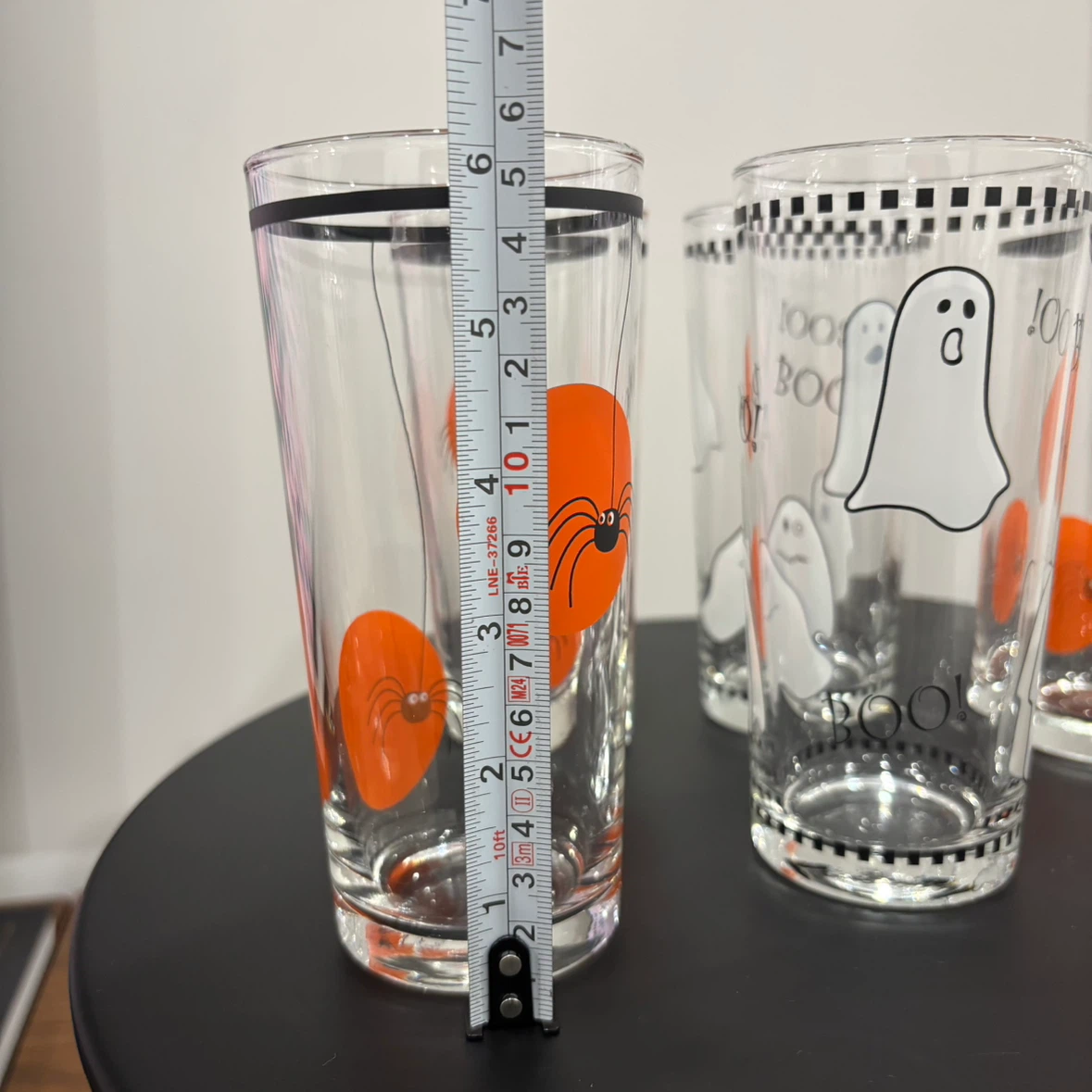 Halloween Spider/Ghosts Glass Cups (6) - photo 3