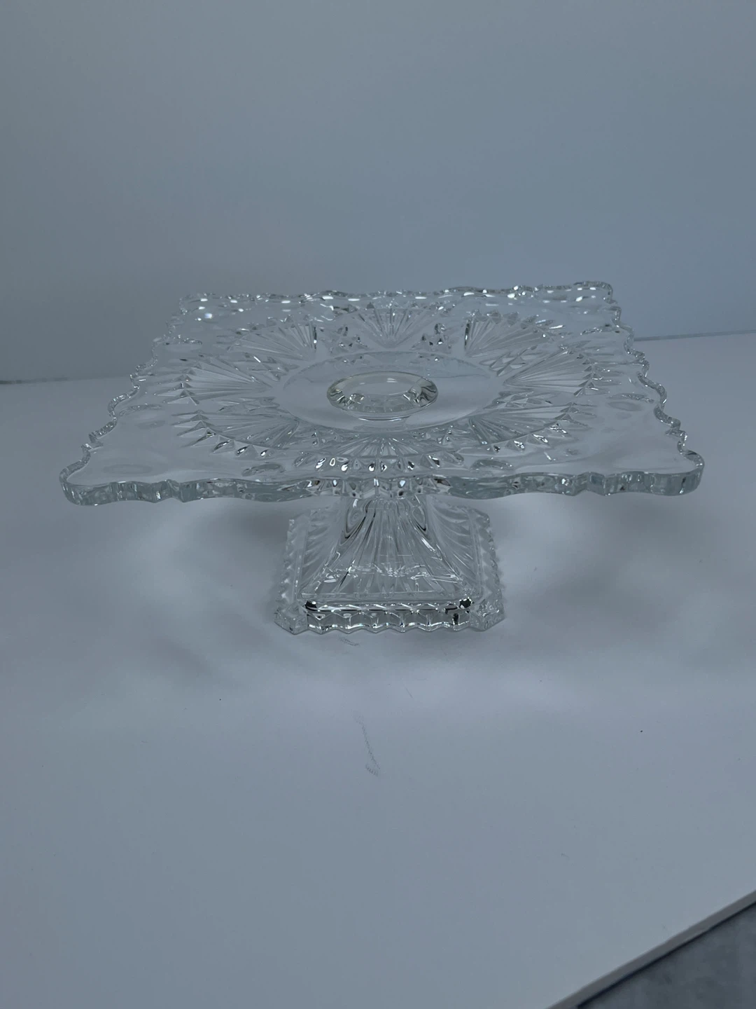 Vintage Crystal Mini Cake Stand