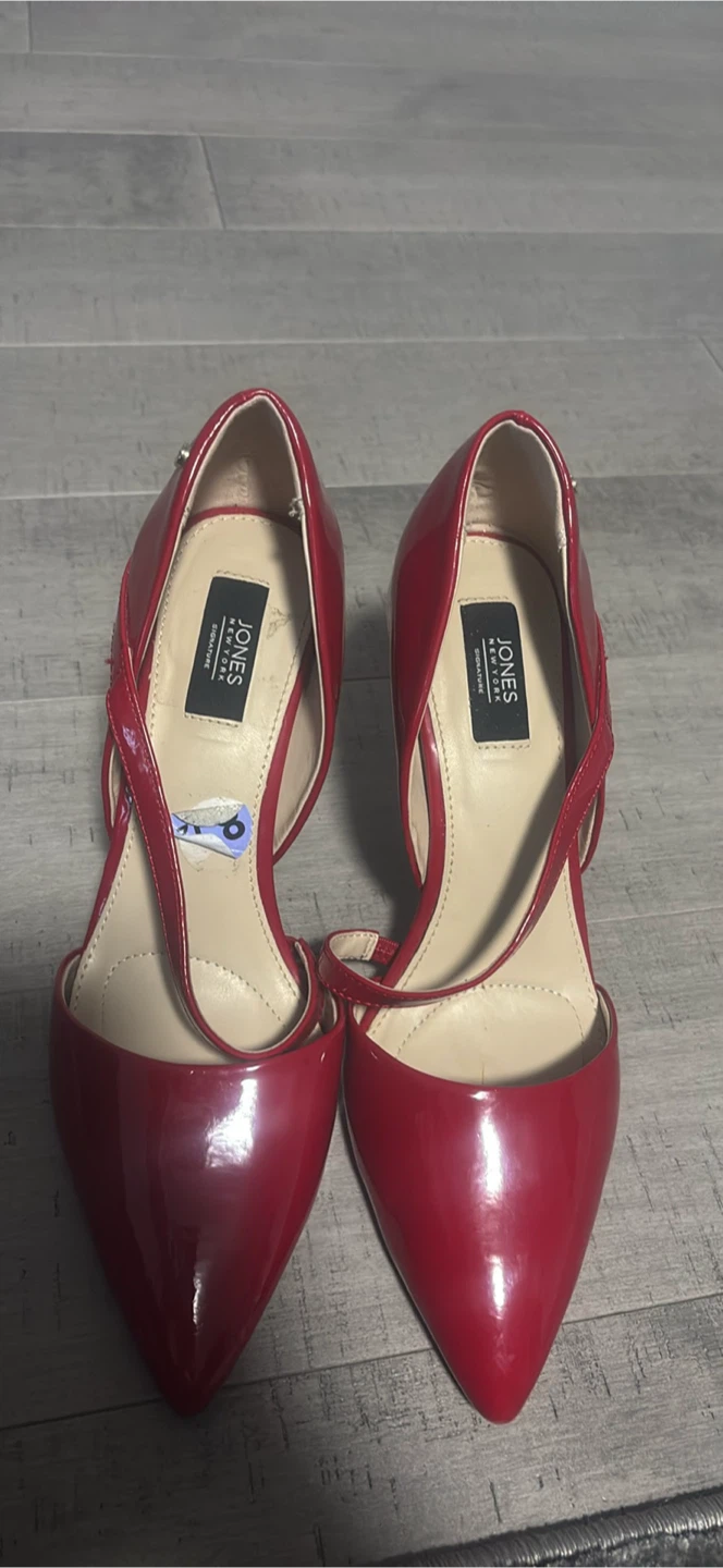 Jones New York Red Patent Heels