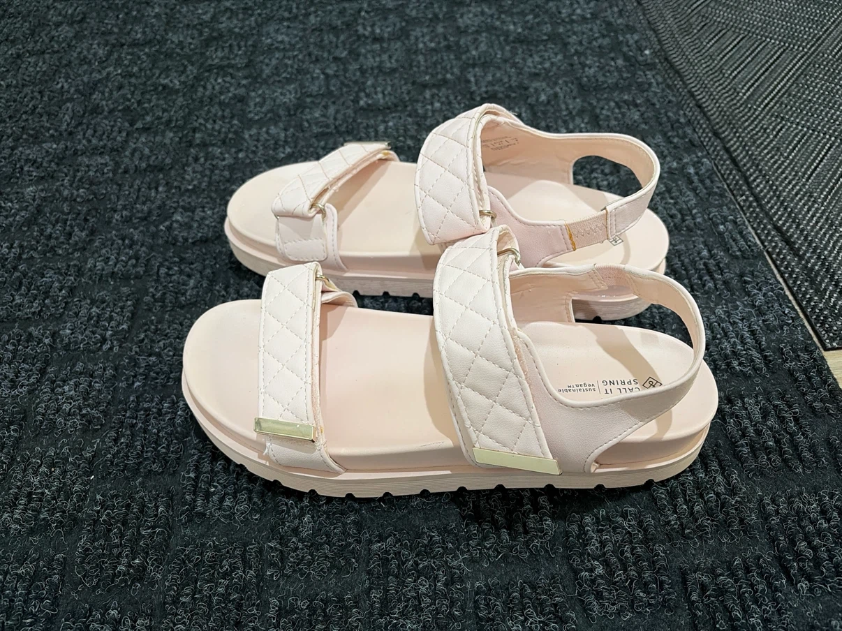 Call It Spring Quilted Sandals