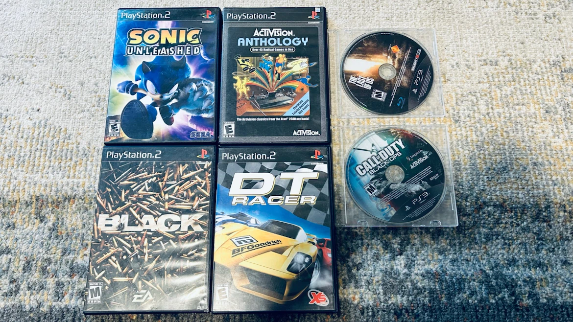 PS2 & PS3 Games Bundle – Sonic Unleashed, BLACK