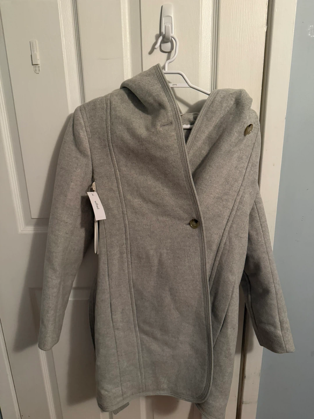 Women Wilfred borda heather white wool and cashmere size Xs
