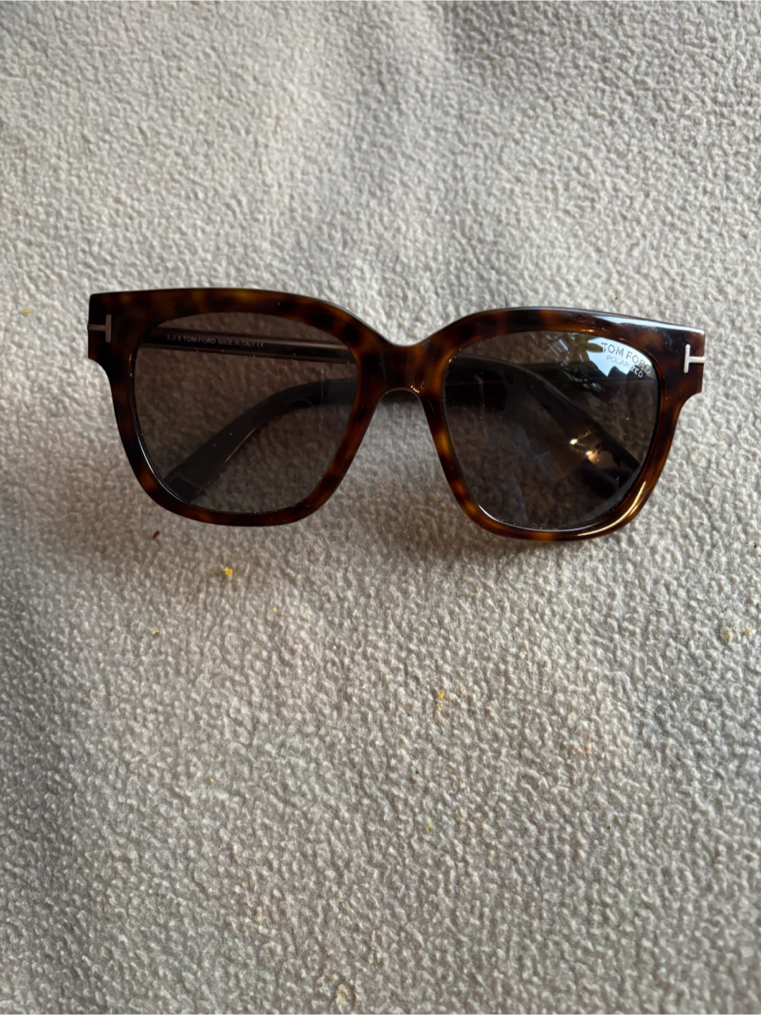 Tom Ford Polarized Tortoiseshell Sunglasses - photo 2