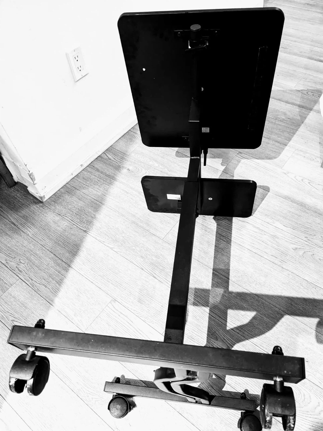 Laptop Cart / Standing Desk - Height Adjustable Mobile Rolling - photo 5