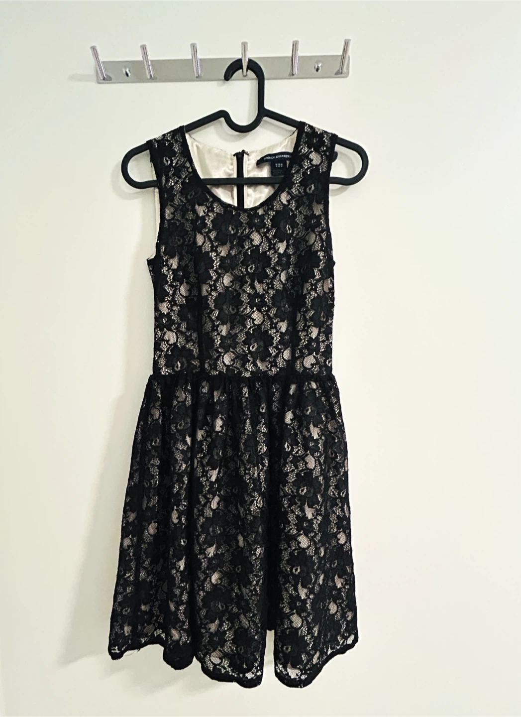 French Connection Black Lace Dress