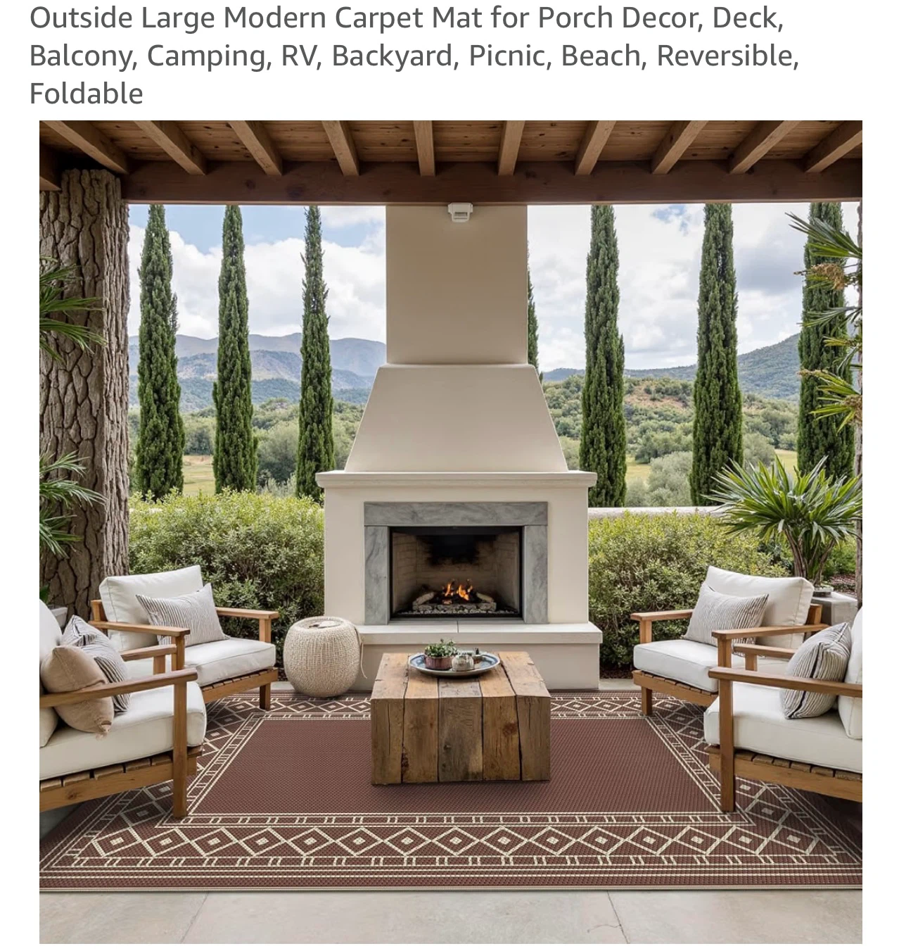 Reversible Outdoor Carpet Mat - photo 2