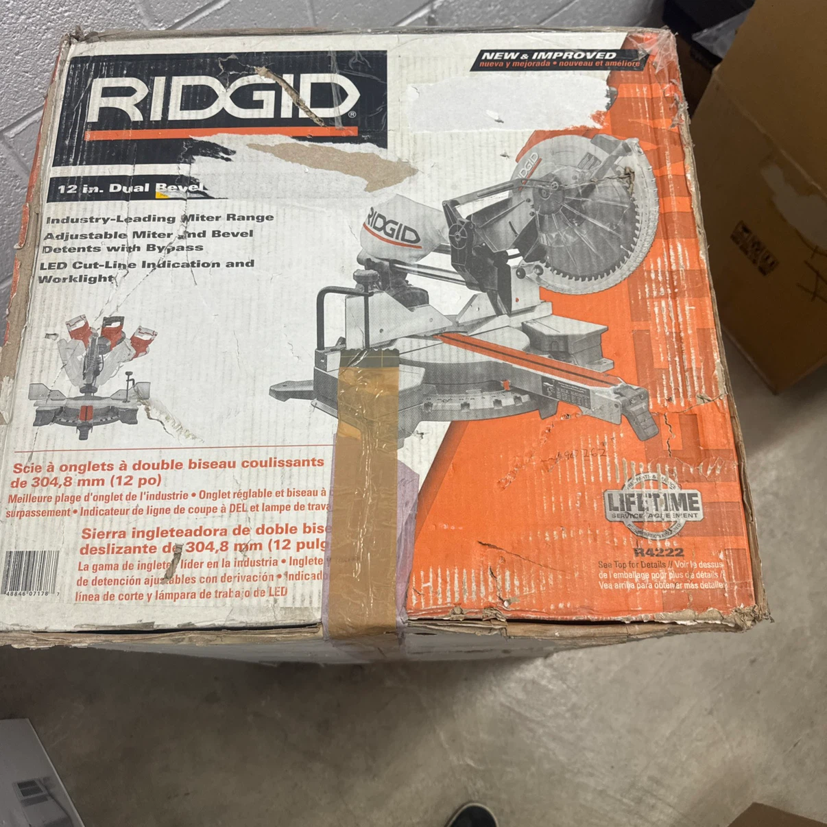 RIDGID 12 in. Dual Bevel Sliding Miter Saw R4222 - photo 2