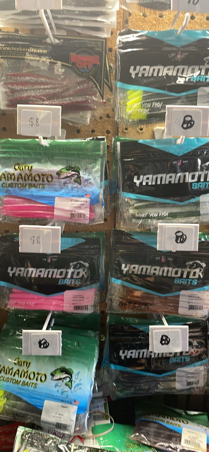 Gary Yamamoto Custom Baits Fishing Lures