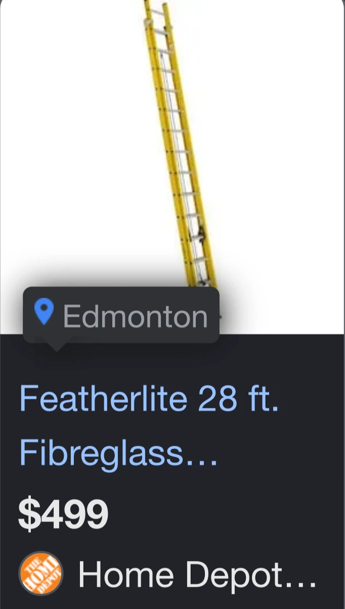 28ft Fiberglass Featherlite Extending Ladder - photo 3