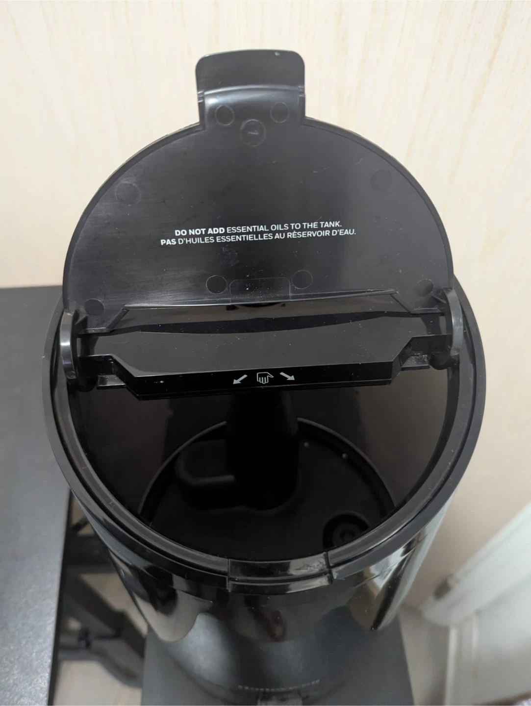 Honeywell Top Fill Ultrasonic Cool Mist Humidifier (Black) - photo 3