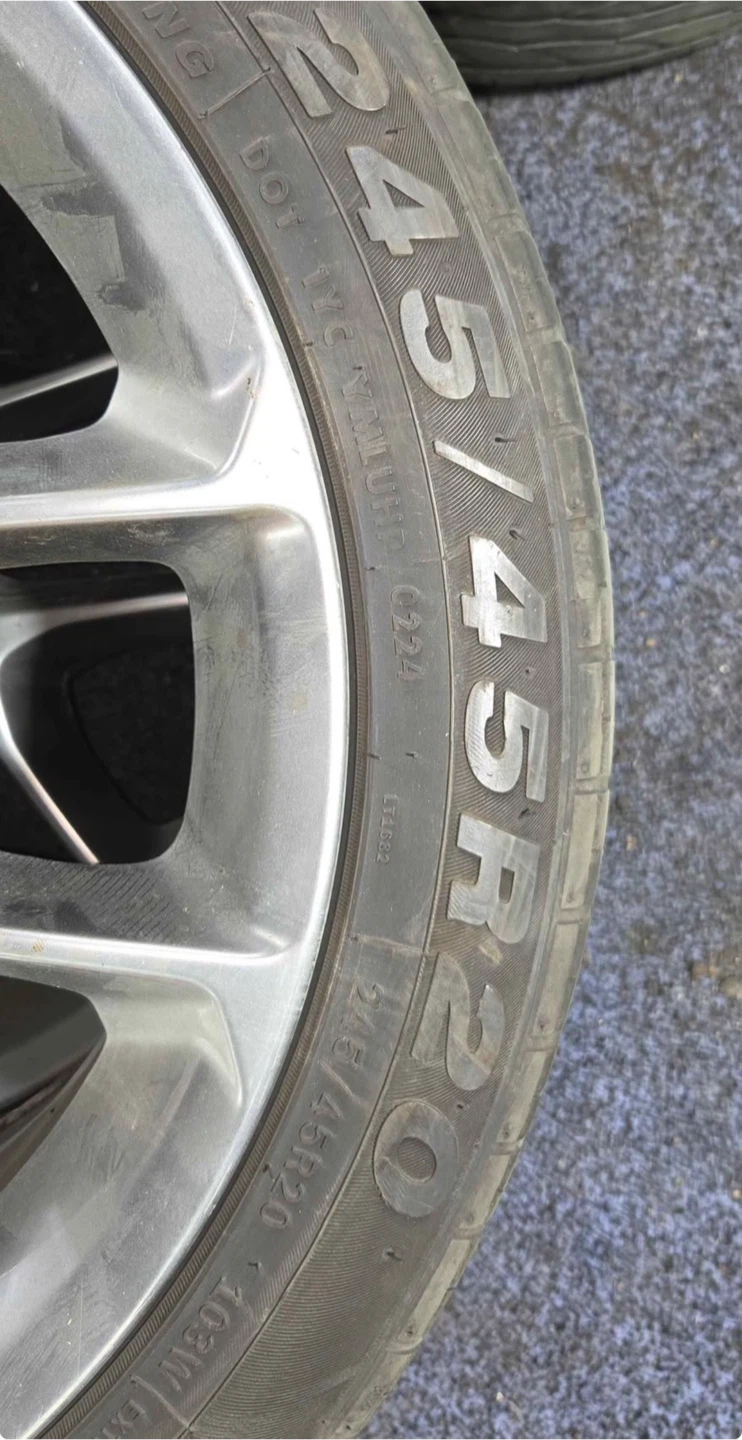 Set of 4 Dodge 20-inch Wheels and Tires - photo 5
