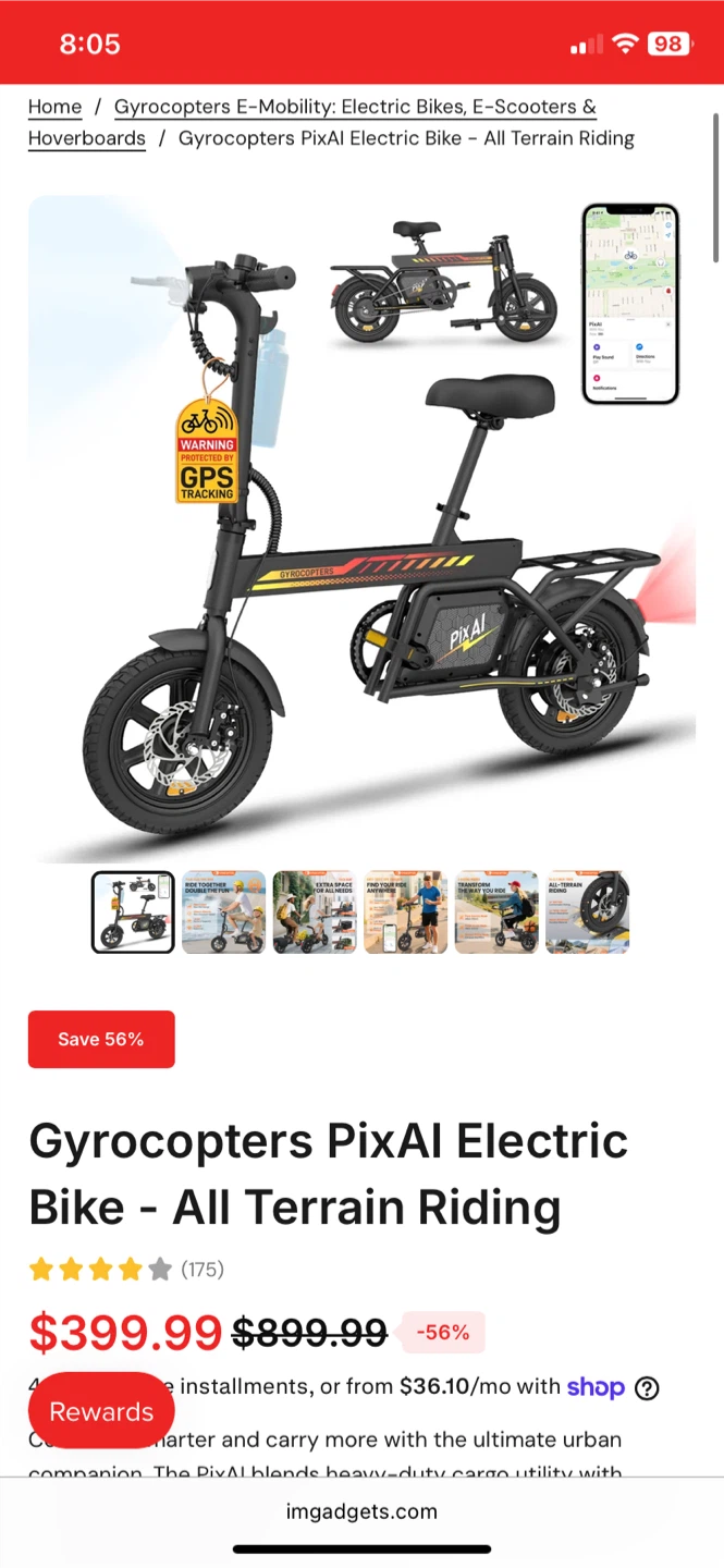 Gyrocopters PixAi Ebike