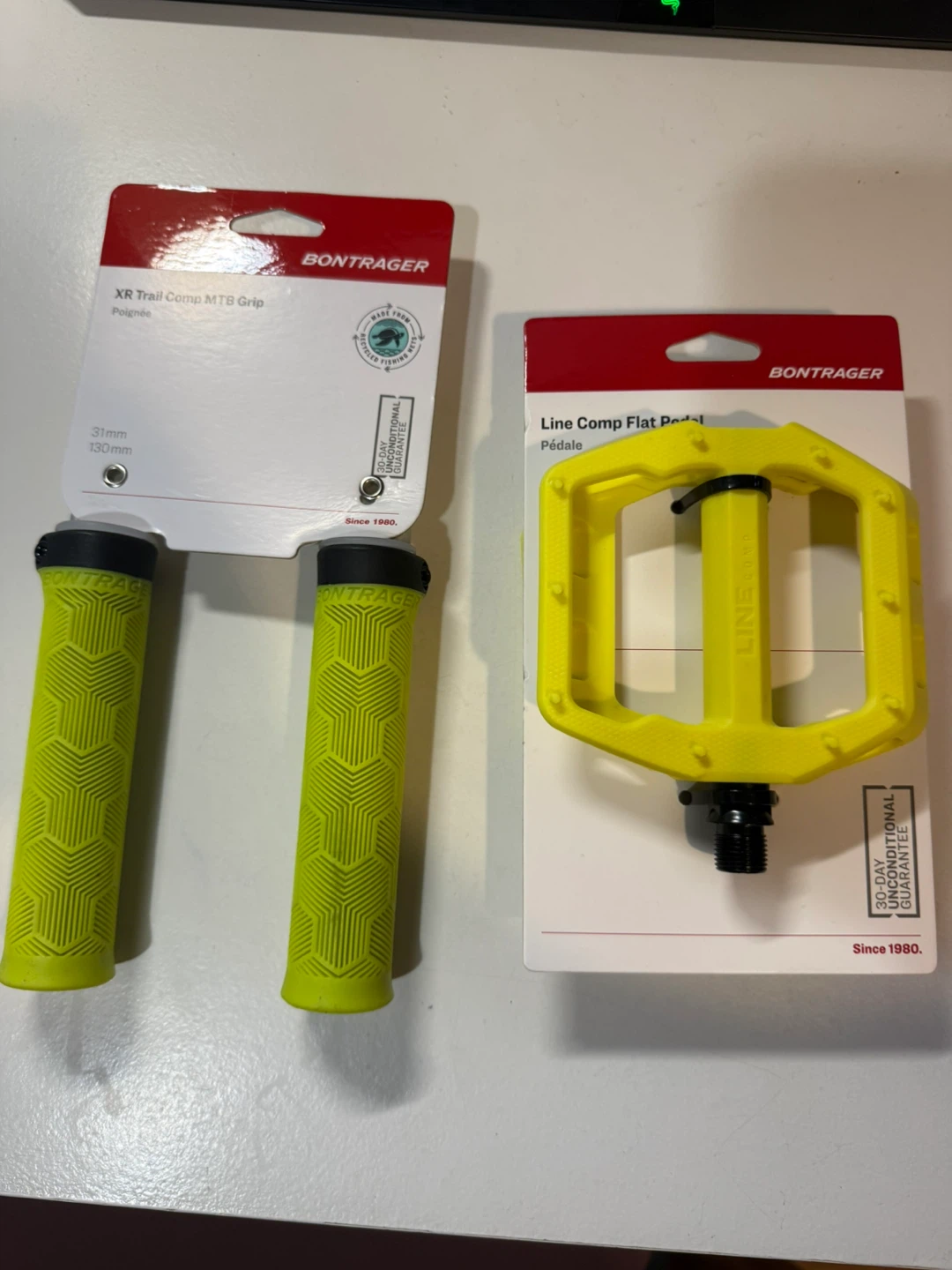 Bontrager Line Comp Pedals and XR Trail Comp Grips