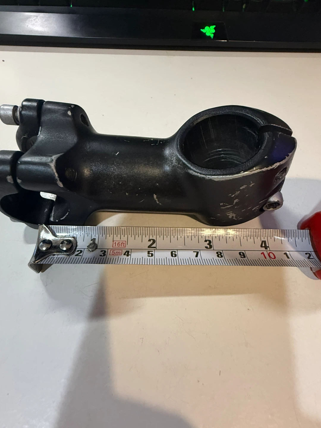 Black Bicycle Handlebar Stem 25.4mm