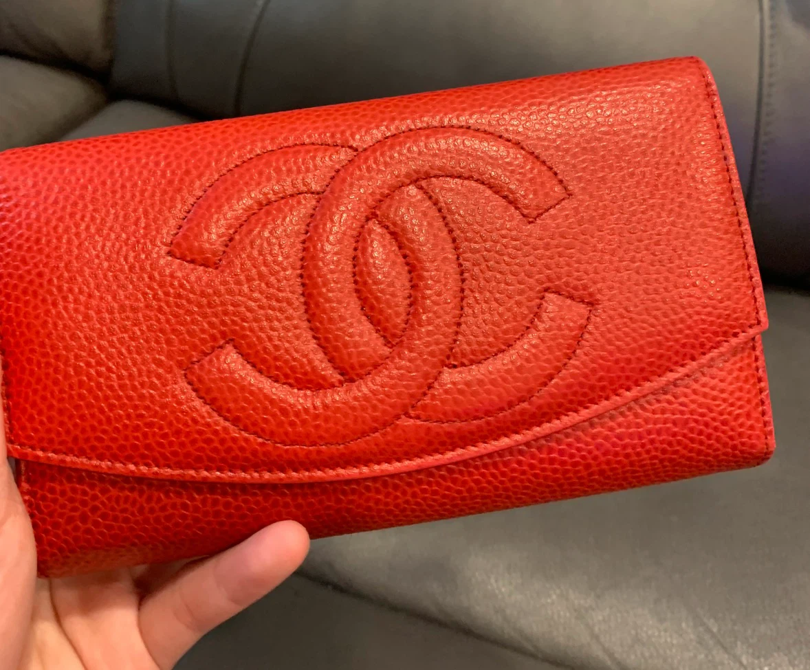 Red Leather Wallet - photo 2