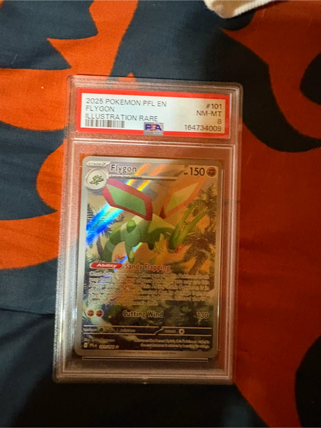 PSA 8 Flygon Illustration Rare Pokemon Card