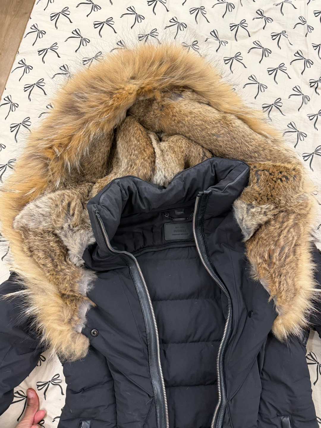 Rudsak Down Parka Jacket - Black - photo 2