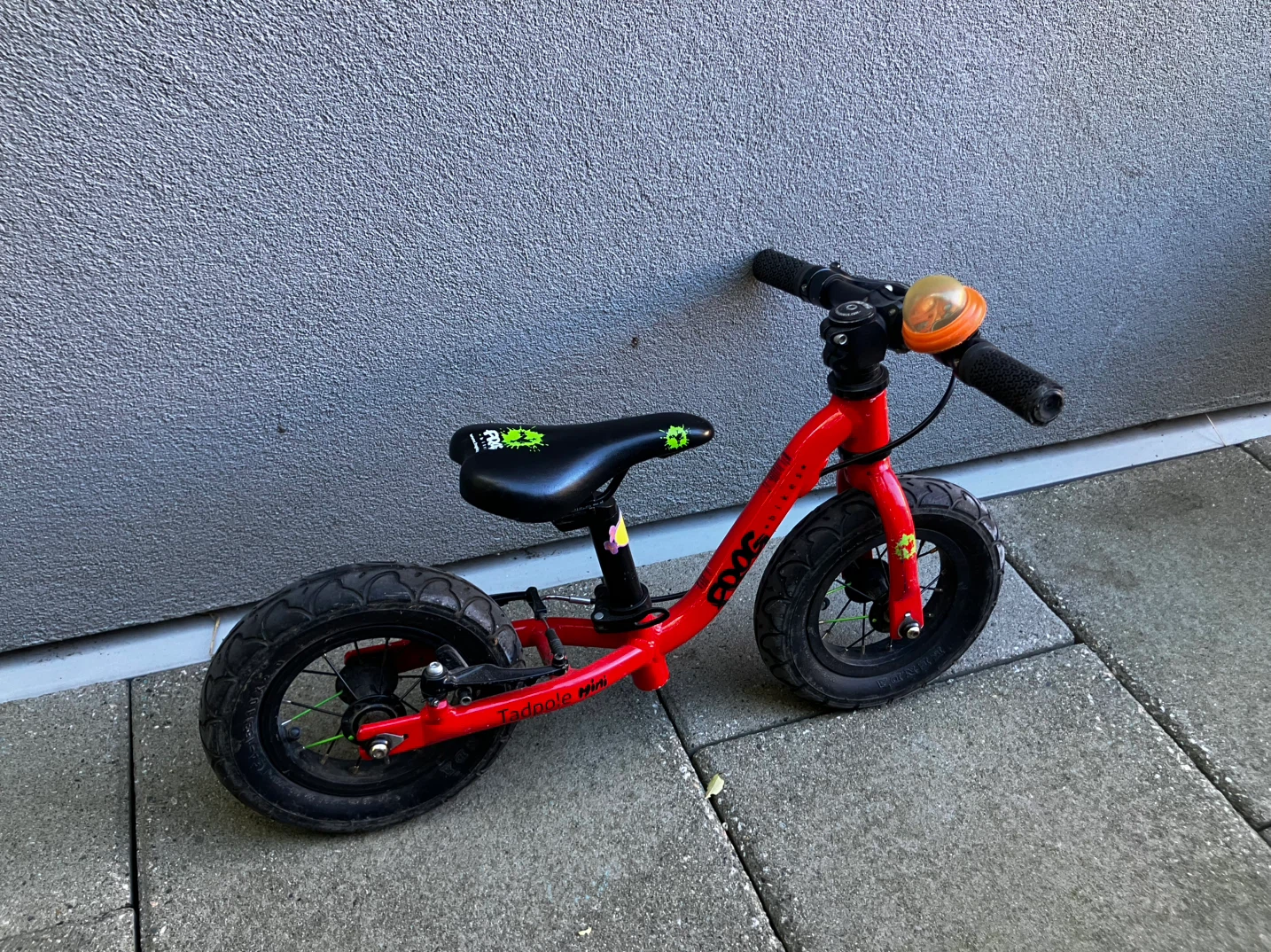 Frog Tadpole Mini Balance Bike -  Red