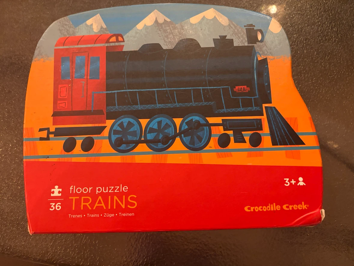 Crocodile Creek Trains Floor Puzzle - photo 2