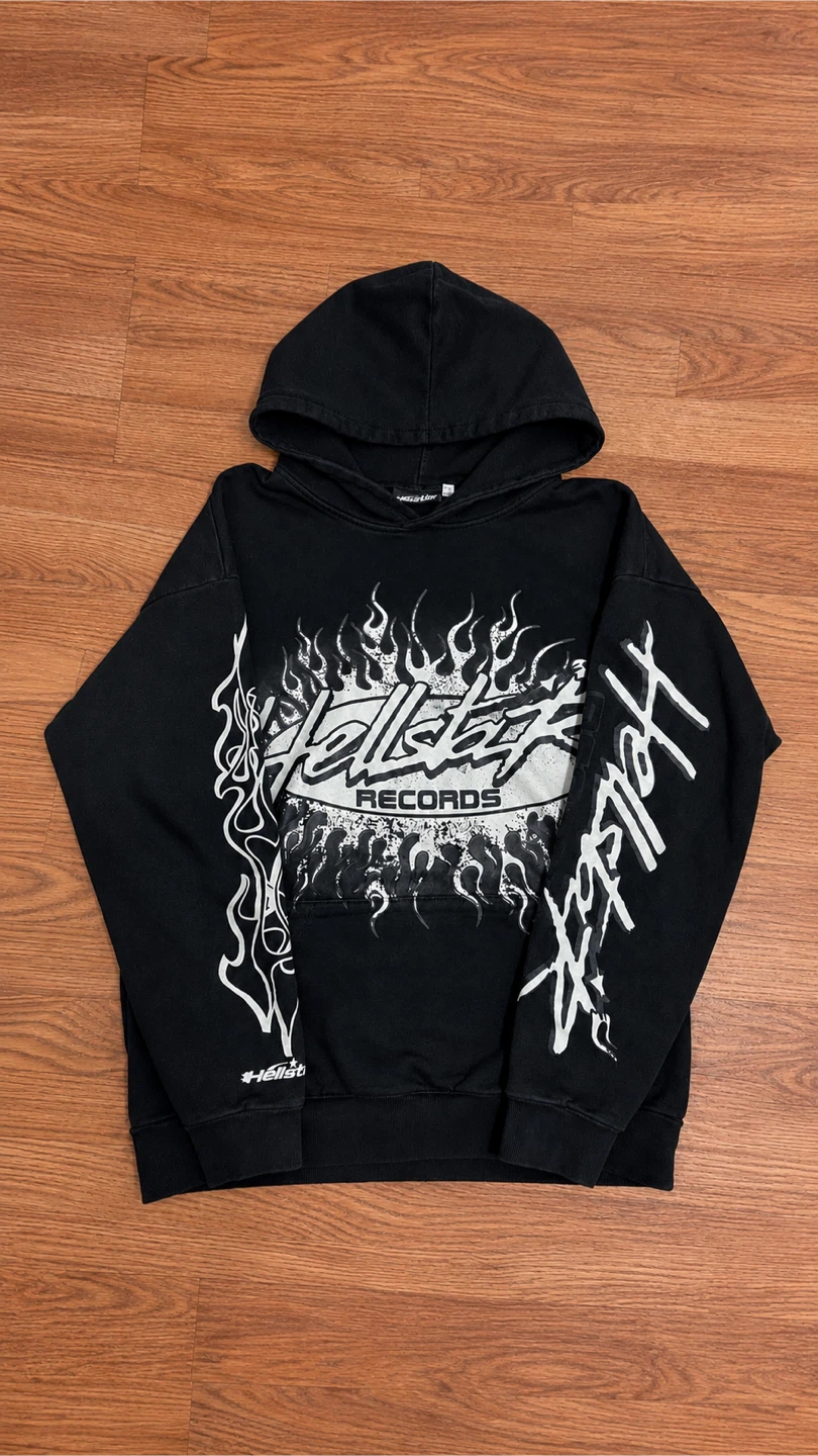 Hellstar Records Hoodie Black