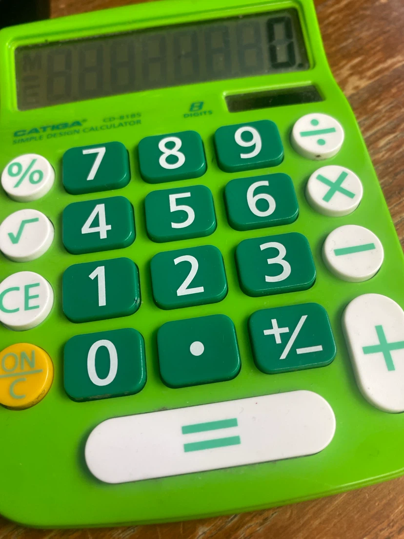 Catiga CD-8185 Green Desktop Calculator