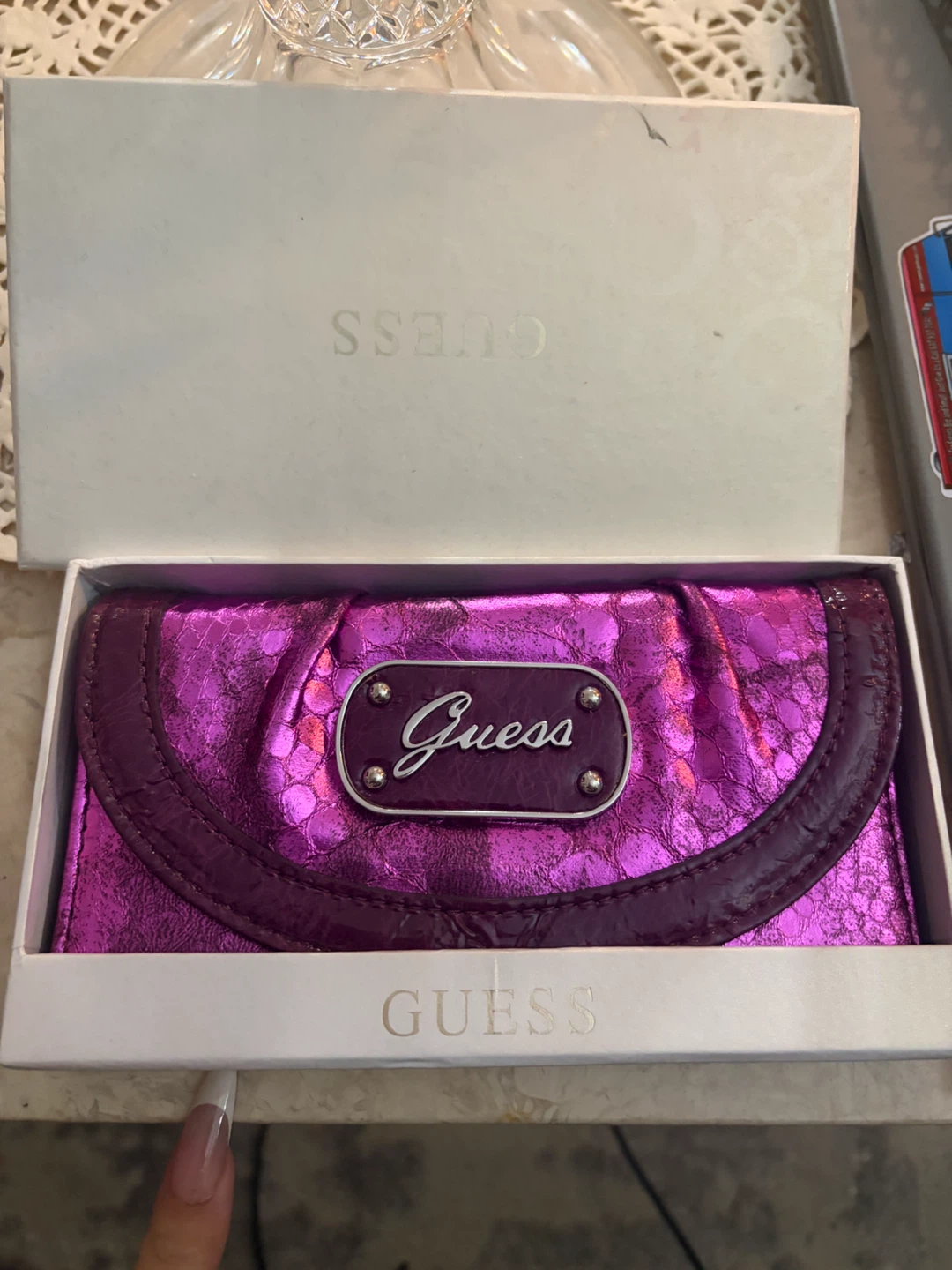 Guess NEW pink y2k wallet