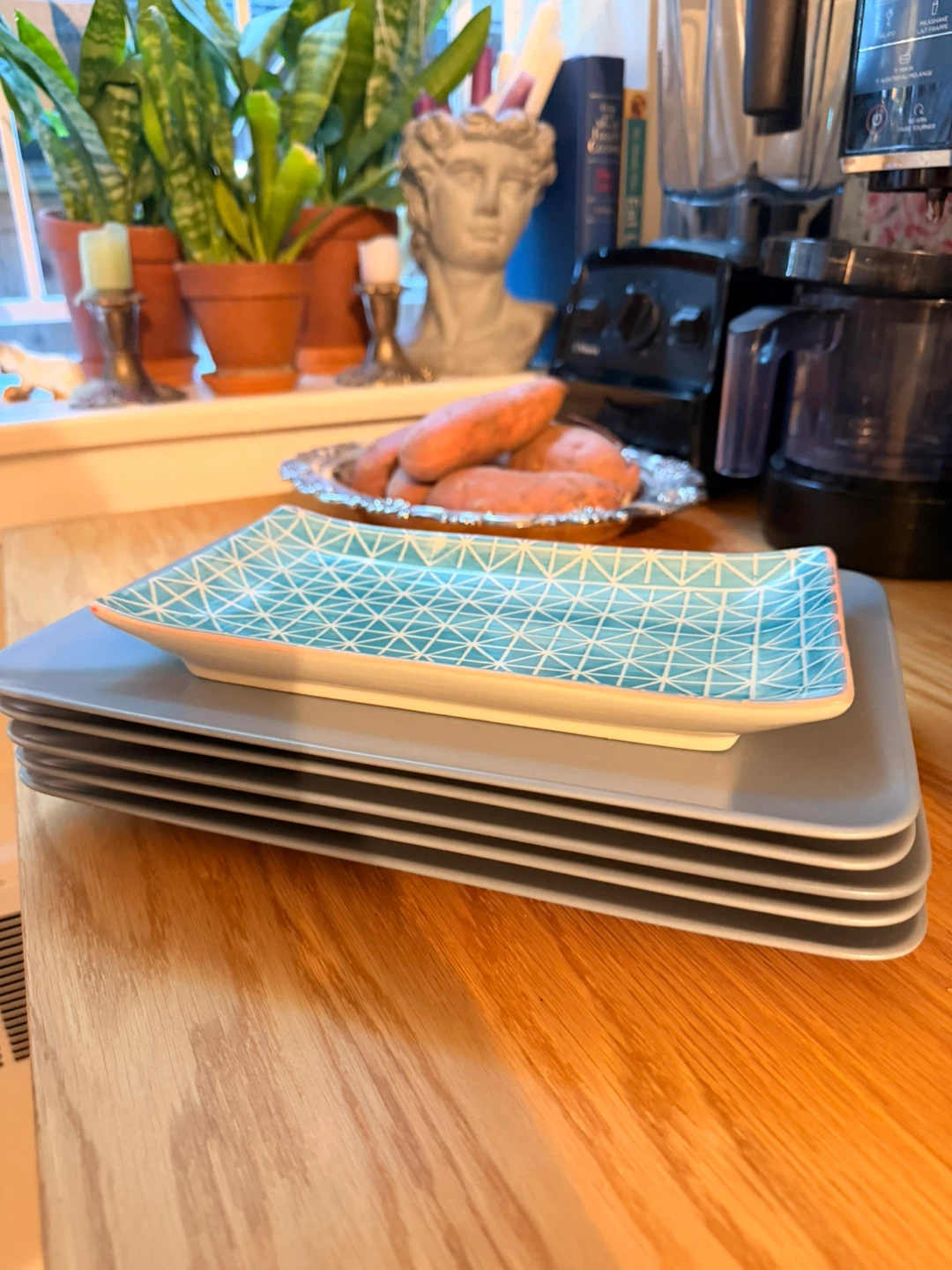 Set of 5 ikea Rectangular Plates - photo 3